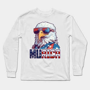 MURICA - Bald eagle number two Long Sleeve T-Shirt